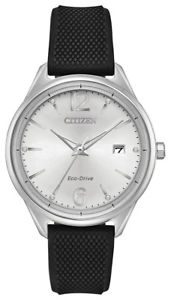 Citizen Eco-Drive Women's Chandler Crystal Markers Black 37mm Watch FE6100-16A