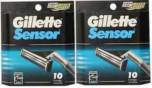 Gillette Sensor Razor Blades - 20 Cartridges