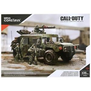 Mega Bloks Call of Duty Armored Vehicle Charge Construx Collector DPB57 Set CHOP