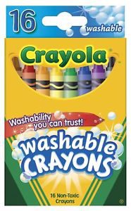 Crayola 52-6916 16 Count Regular Washable Crayons