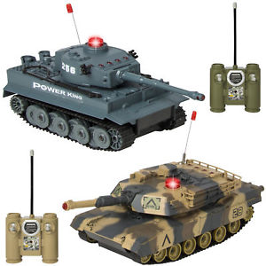 Best Choice Products RC Remote Control Battle Tanks Set of 2 Full Size Infrared