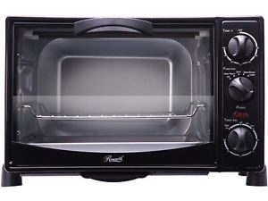 Rosewill RHTO-13001 1500 W 6 Slice Black Toaster Oven Broiler with Drip Pan