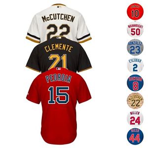 MLB Majestic Current Players Official Cool Base Team Home Away Alt Jersey Men's