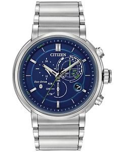 Citizen Eco-Drive Men's Proximity Chronograph 46mm Smartwatch BZ1000-54L