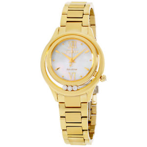 Citizen L Sunrise LS Mother of Pearl Stainless Steel Ladies Watch EM051258D