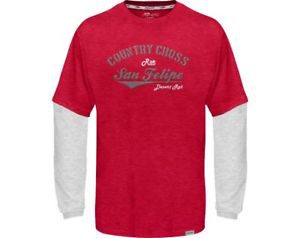 Polaris Boy's Youth RZR Red White Desert Rat Long Sleeve T-Shirt