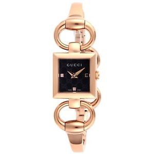 Gucci YA120521 Women's Tornabuoni Gold-Tone Quartz Watch