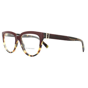 Burberry Women Square Eyeglasses BE2268 3682 Tortoise Frame Demo Customize Lens