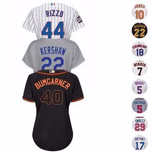 MLB Majestic Players Official Cool Base Team Home Away Alt Jersey Women's