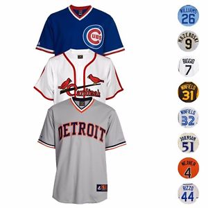 MLB Majestic Athletic Team & Player Men's Official Cooperstown Jersey Collection