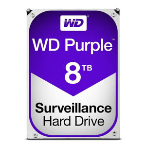 WD Purple 8TB Hard Drive Surveillance WD80PURZ SATA 6 Gbs 128MB Western Digital