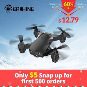 Eachine E61/E61hw Mini Drone With/Without HD Camera High Hold Mode RC Quadcopter RTF WiFi FPV Foldable RC Drone