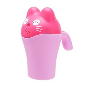 Cute Cartoon Baby Bath Caps Baby Shampoo Cup Children Bathing Bailer Baby Shower Spoons Child Washing Hair Cup Kids bath Tool