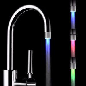 Basin Faucet Temperature Sensor Intelligent Recognition Temperature control Different LED Light Color Water Tap Faucet Shower