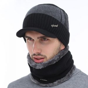 AETRUE Winter Hats Skullies Beanies Hat Winter Beanies For Men Women Wool Scarf Caps Balaclava Mask Gorras Bonnet Knitted Hat