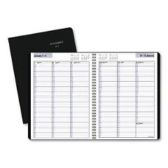 At-A-Glance Weekly Appointment Book 8 x 11 Black 2019 G52000