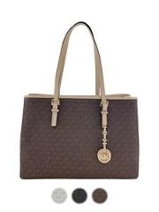 Michael Kors Jet Set Travel Large East West Tote Mk Signature