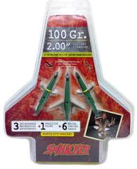 Swhacker Broadheads Expandable 100Gr 2" 3pk w/ Practice Head- 0207