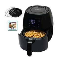 Avalon Bay Digital Display Stainless Steel Healthy Air Fryer Kitchen Appliance