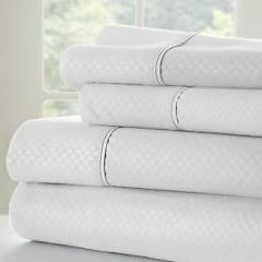 Hotel Collection - Premium Ultra Soft Checkered Bed Sheet Set