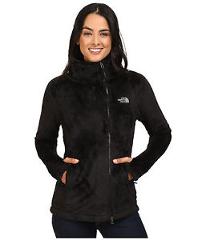 New Womens The North Face Ladies Osito Parka Fleece Jacket Black Red Grey