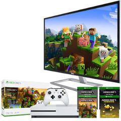 Dell D3218HN 32" IPS FHD Ultra-Wide Monitor + Xbox One S 1TB Minecraft Bundle