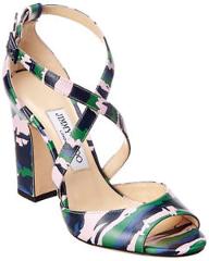 Jimmy Choo Carrie 100 Leather Sandal