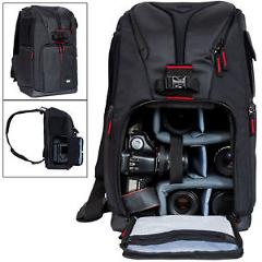 Deco Gear Sling Backpack for Cameras and Accessories with 15" Laptop compartment