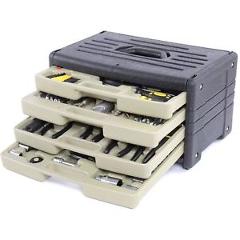 JEGS Performance Products 80428 Tool Set 99-Piece 4 Drawer Carry Case