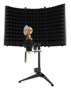 Rockville RCM02 Pro Studio Recording Condenser Microphone Mic+Shock Mount+Shield