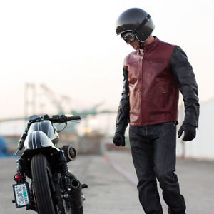 Roland Sands Design Ronin Oxblood/Black Leather Jacket