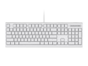 Monoprice Brown Switch Full Size Mechanical Keyboard - White - Workstream