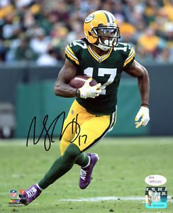 Packers Davante Adams Authentic Signed 8x10 Photo Autographed JSA Witness