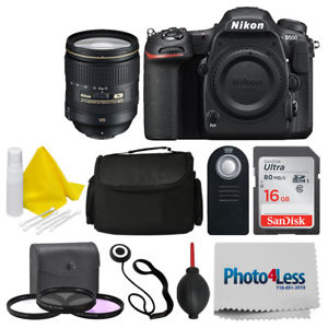 Nikon D500 20.9MP Digital SLR Camera + AF-S 24-120mm f/4G ED VR Lens + Value Kit