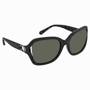 Coach Dark Grey Solid Square Ladies Sunglasses HC8238 551087 57