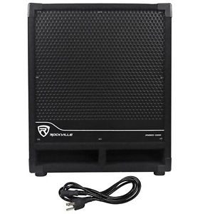 New Rockville RBG12S Bass Gig 12" 1400 Watt Active Powered PA Subwoofer DJ/Pro