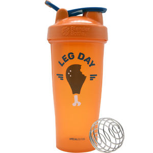 Blender Bottle Special Edition 28 oz. Shaker with Loop Top - Leg Day