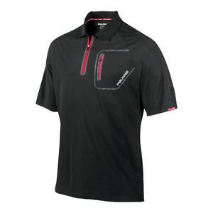 Polaris Black Red Black Ice Tech Water Wicking Polo Shirt Sizes X-Large OEM