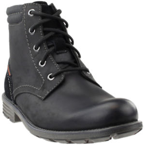 Clarks Guard Peak Boots- Black- Mens