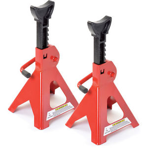 JEGS Performance Products 80036 3-Ton Jack Stands Minimum Height: 12"