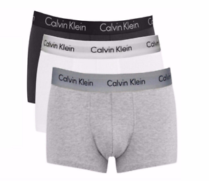 New in Box (3) Three Pack Men's Calvin Klein Cotton Boxer Brief Trunk Trunks