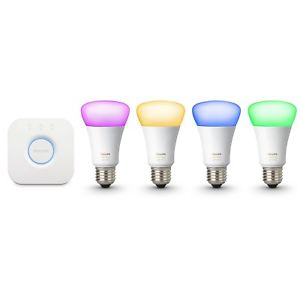 Philips Hue Gen 3 60W A19 White & Color Ambiance Smart 4 Bulb Kit - 471960