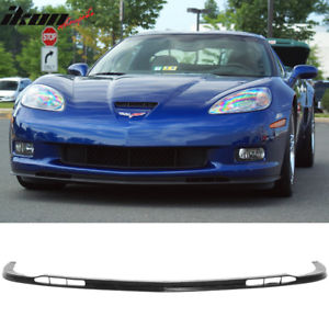 Fits 06-13 Chevy Corvette C6 Z06 Coupe OE Style Front Bumper Lip Spoiler - PU