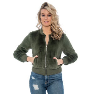 True Rock Women's Faux Fur Full Zip Jacket