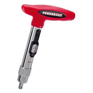 Powerbuilt 1/4" Dr. T-Handle Bike-TPMS Torque Wrench