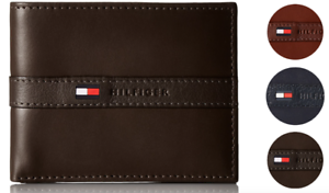 Tommy Hilfiger Men's Premium Leather Credit Card ID Wallet Billfold 31TL22X062