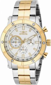 Invicta Specialty 18164 Men's Round Chronograph Metallic White Analog Watch