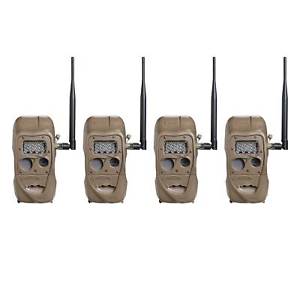 Cuddeback CuddeLink 20MP Long Range Wireless Hunting Game Trail Camera (4 Pack)