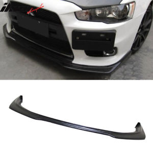 R Style Fits 08-15 Mitsubishi Evolution EVO X 10 Front Bumper Lip