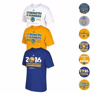 Golden State Warriors Adidas NBA Finals Championship Commemorative T-Shirt Men's